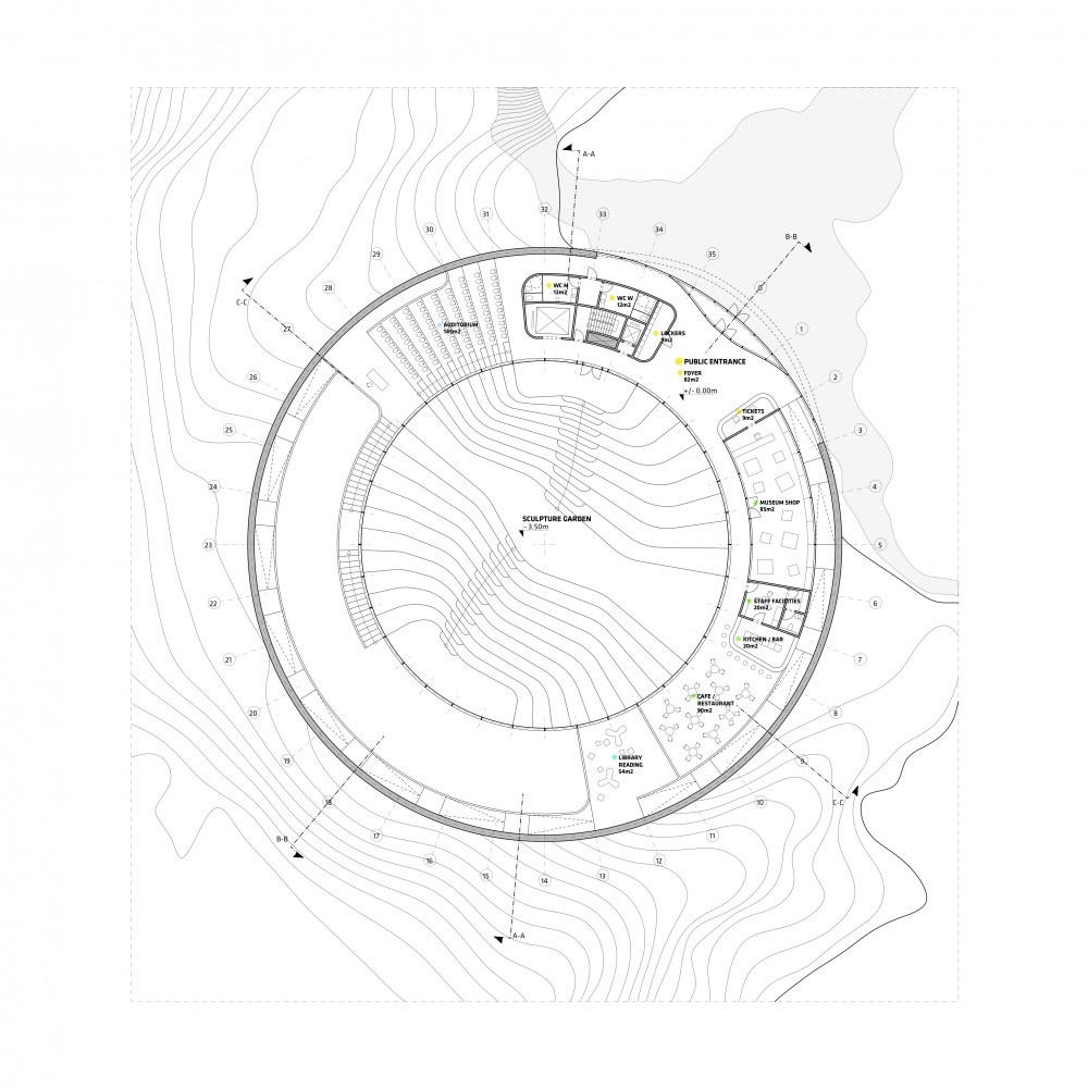 Archisearch Εθνικό μουσείο τέχνης Γροιλανδίας / BIG / αρχιτεκτονικός διαγωνισμός / 1ο βραβείο