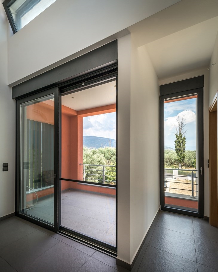 Archisearch - Interior view of 1st floor lounge space, IS House, Nafpaktos Greece, Barlas Architects (c) Pygmalion Karatzas
