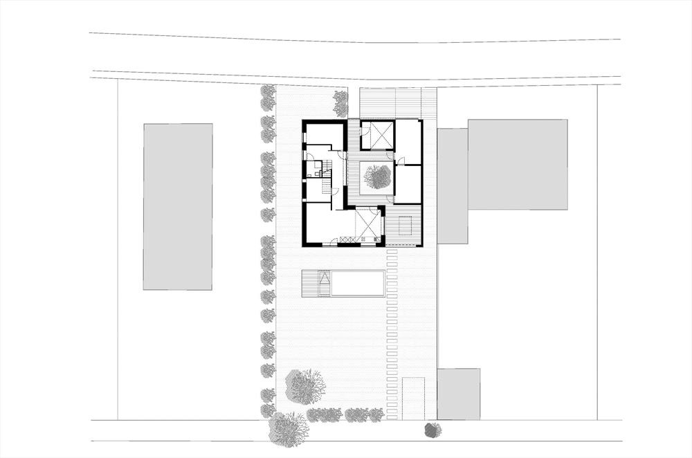 Archisearch - Floorplan Lower Level / Low Budget Brickhouse / Triendl & Fessler Architekten