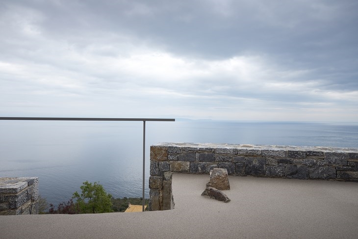 Archisearch - Detail view from main veranda, Villa Melana, Tyros Greece, architects Valia Foufa & Panagiotis Papassotiriou (c) Pygmalion Karatzas