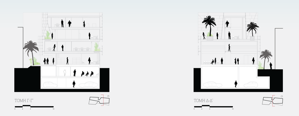 Archisearch Κτήριο δημοτικών γραφείων παρα το δημαρχειακό Μέγαρο Λεμεσού / Σ. Βαμβακίδης, Α. Τζώρτζης, T. Tozaj, Ε. Παττίχη / Αρχιτεκτονικός διαγωνισμός / Εύφημος Μνεία