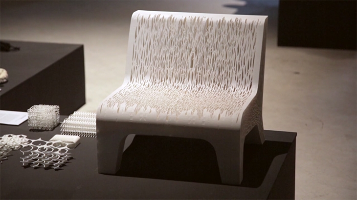 Archisearch 3D-PRINTED BIOMIMICRY CHAIR BY LILIAN VAN DAAL