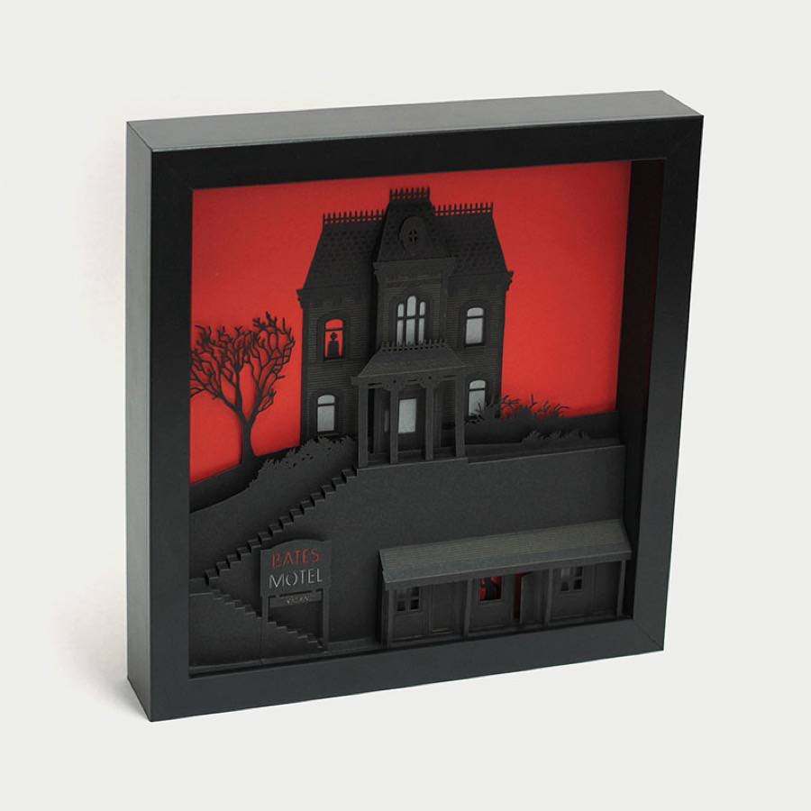 Archisearch RUBEN MARTINEZ DESIGNS 3d ILLUSTRATIONS OF IMPORTANT HORROR MOVIES OF THE 2Oth CENTURY