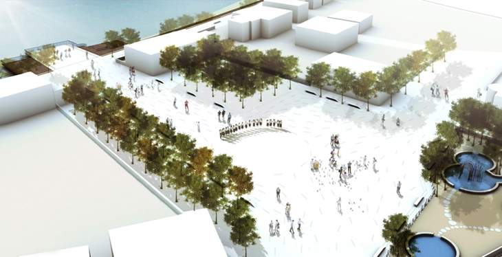 Archisearch - Pedestrian friendly waterfront regeneration / LandmArch