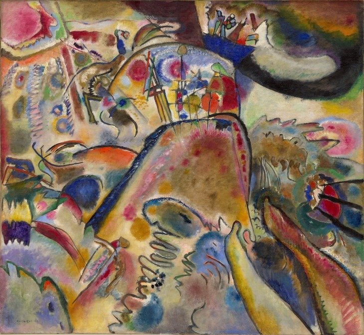 Archisearch - Vasily Kandinsky, Small Pleasures (Kleine Freuden), June 1913, oil on canvas, 110.2 x 119.4 cm, Solomon R. Guggenheim Museum, New York, Solomon R. Guggenheim Founding Collection 43.921