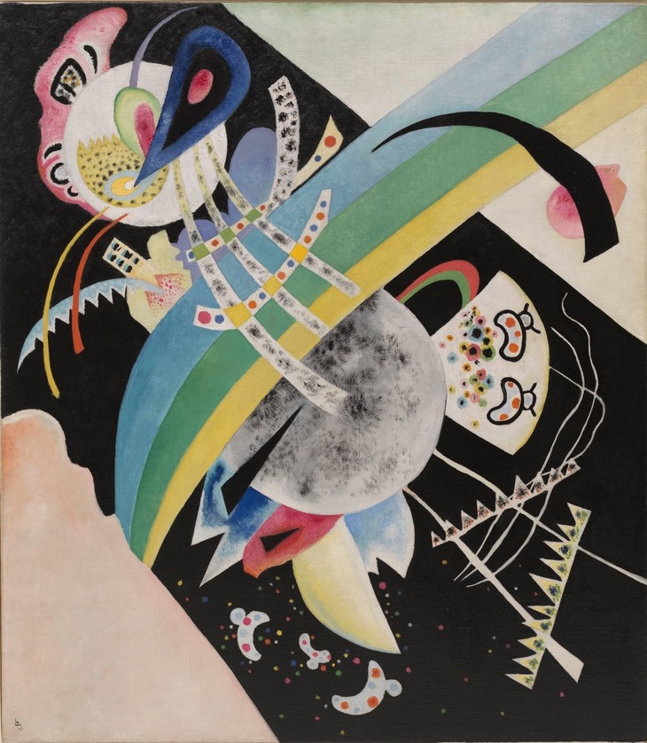 Archisearch - Vasily Kandinsky, Circles on Black (Krugi na Chyomom) (Kreise auf Schwarz), 1921, oil on canvas, 136.5 x 120 cm, Solomon R. Guggenheim Museum, New York, Solomon R. Guggenheim Founding Collection 46.1050