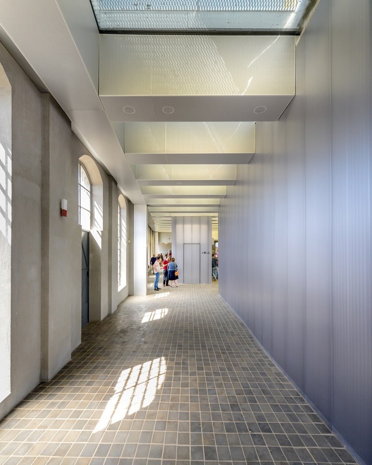 Archisearch - Corridor connecting Haunted House with Bar Luce, Architects OMA / Rem Koolhaas (c) Pygmalion Karatzas
