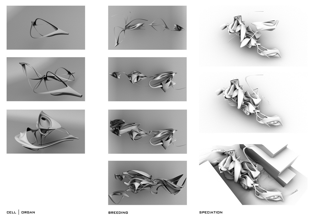 Archisearch House:X - project by the Architect Christos Koukis developed during the Omni[progra]chromatic workshop 2011