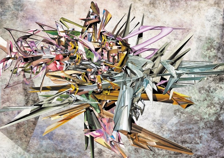 Archisearch - Static Keyframes, Medium:Mixed Media Size:23inx33in