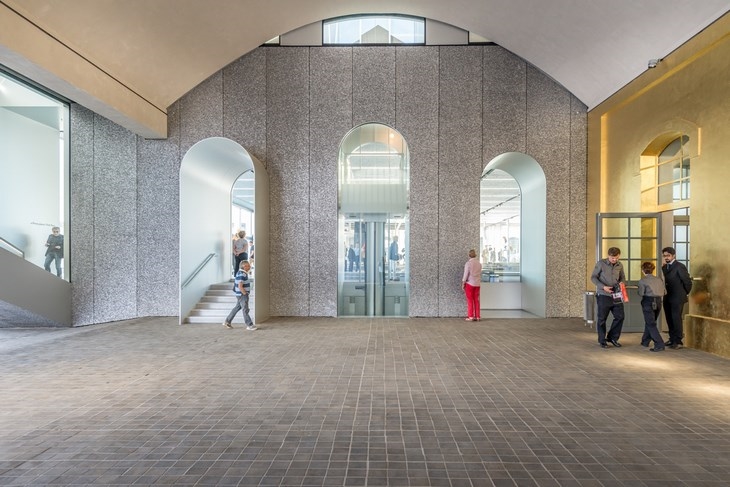Archisearch - Enclosed passage connecting Podium with main courtyard, Architects OMA / Rem Koolhaas (c) Pygmalion Karatzas