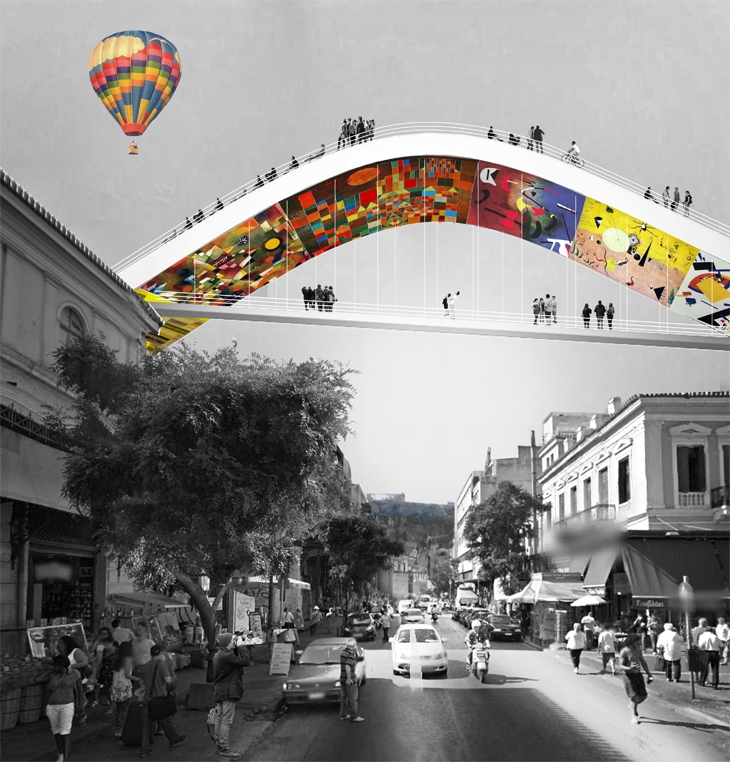 Archisearch POSTGRADUATE ARCHITECTURE STUDENTS IN UNIVERSITY OF THESSALY IMAGINE EVRIPIDOU STREET IN ATHENS AS MEGAFORM