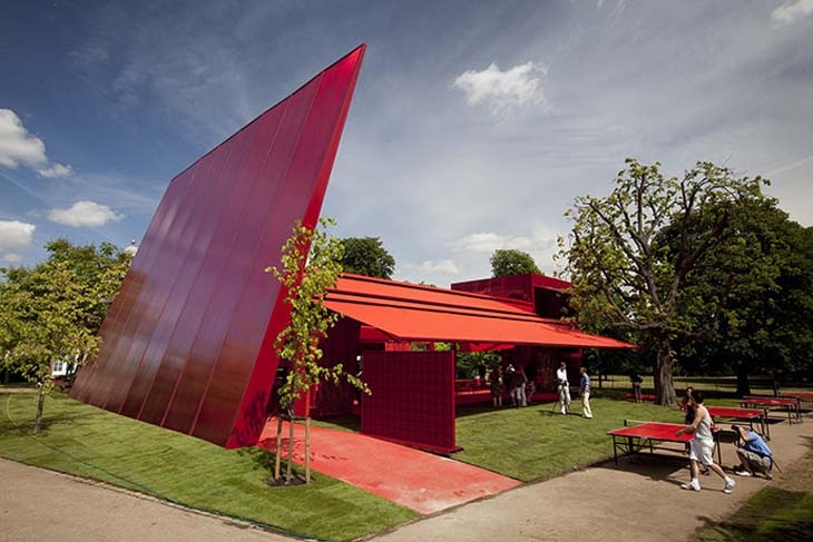 Archisearch - Serpentine Gallery Pavilion 2010 Designed by Jean Nouvel. Photograph:David Levene for the Guardian
