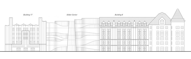 Archisearch - Proposed Elevation within Existing Museum Complex