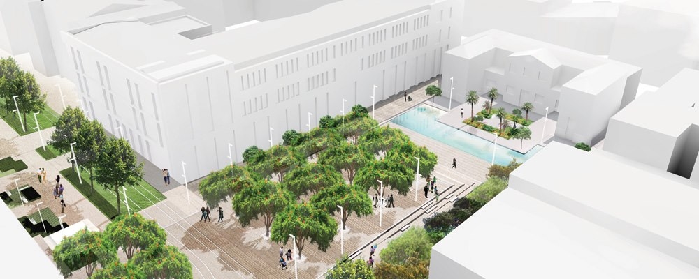 Archisearch - ONE STEP BEYOND BY OKRA WINS 1ST PRIZE AT RETHINK ATHENS COMPETITION