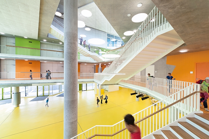 Archisearch - SECONDARY SCHOOL ERGOLDING / BEHNISCH ARCHITEKTEN