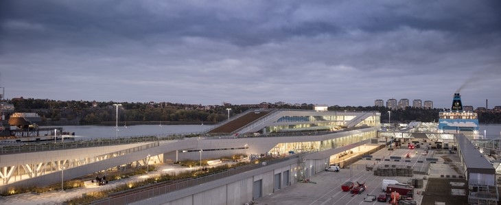 Archisearch - Stockholm's New Ferry Terminal, Värtaterminalen / C.F. Møller Architects