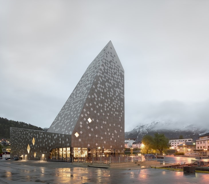 Archisearch REIULF RAMSTAD ARKITEKTER INTERPRETS NATURE'S ELEMENTS IN THE NORWEGIAN MOUNTAINEERING CENTER