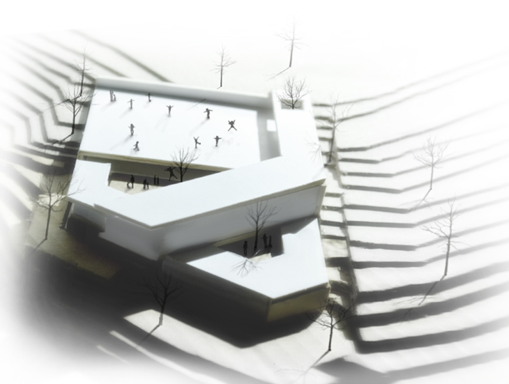 Archisearch ARCHITECTURAL CONCEPT DESIGN COMPETITION: AGIOS PAVLOS ELEMENTARY SCHOOL WITH GYMNASIUM AT MUNICIPALITY OF NEAPOLIS - SYKEON / A. DALGITSI, G. LAZARIDIS, I. MOISIDOU