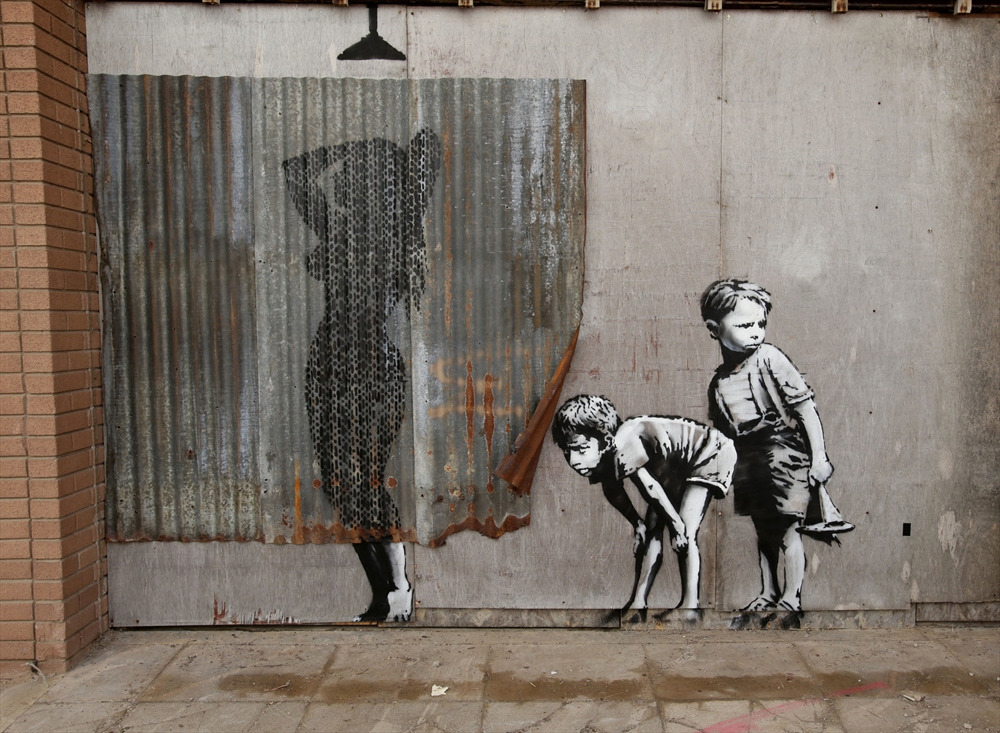 Archisearch - A Banksy piece - Yui MokPress Association, via Associated Press