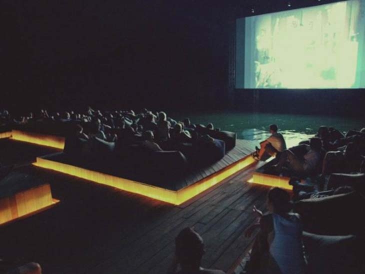 Archisearch - FLOATING AUDITORIUM BY OLE SCHEEREN; FILM ON THE ROCKS YAO NOI