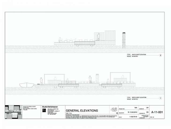 Archisearch - General Elevation Archipelago Cinema by Büro Ole Scheeren