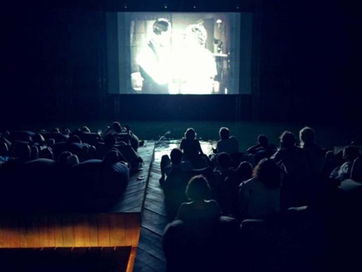 Archisearch FLOATING AUDITORIUM BY OLE SCHEEREN; FILM ON THE ROCKS YAO NOI