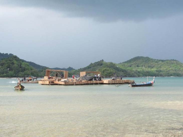 Archisearch FLOATING AUDITORIUM BY OLE SCHEEREN; FILM ON THE ROCKS YAO NOI