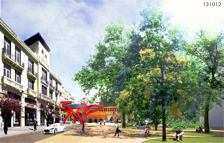 Archisearch AGIAS SOFIAS STREET / THESSALONIKI DESIGN COMPETITION / O3 OPEN GROUP FOR ARCHITECTURE
