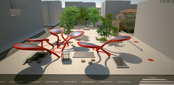 Archisearch AGIAS SOFIAS STREET / THESSALONIKI DESIGN COMPETITION / O3 OPEN GROUP FOR ARCHITECTURE