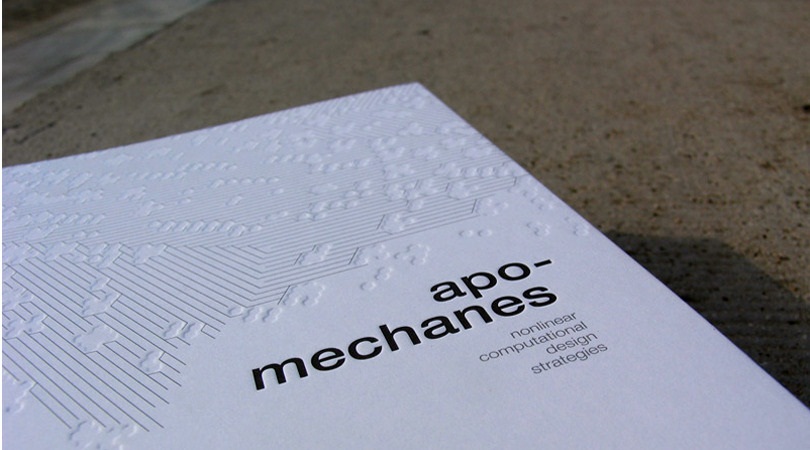 Archisearch - apomechanes / nonlinear computational design strategies | The book  
