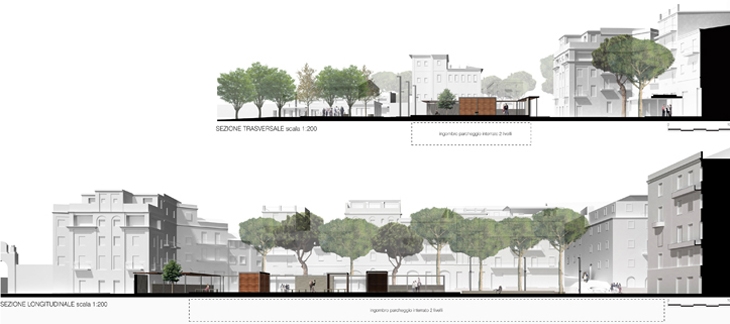 Archisearch PIAZZA MAZZINI, ALBANO LAZIALE / INTERNATIONAL COMPETITION WINNING PROPOSAL / NEAR ARCHITECTURE 