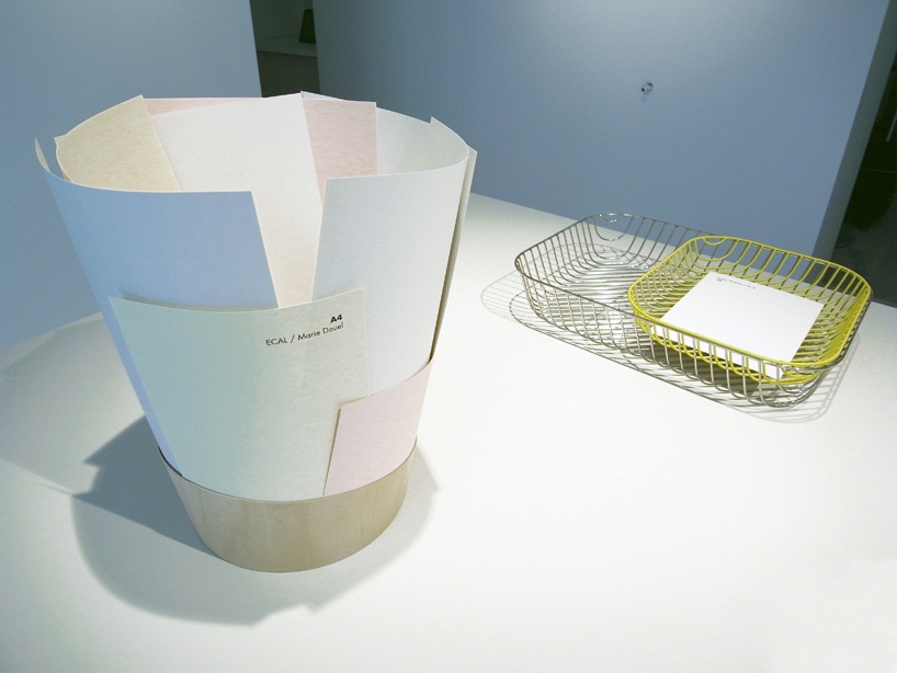 Archisearch - marie douel`s `A4` basket and matthieu pache`s `45 degrees` image (c) designboom