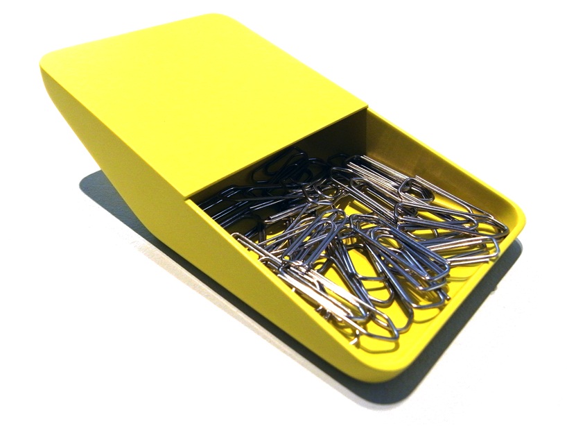 Archisearch - `frana` paper clip holder by christophe guberan image (c) designboom