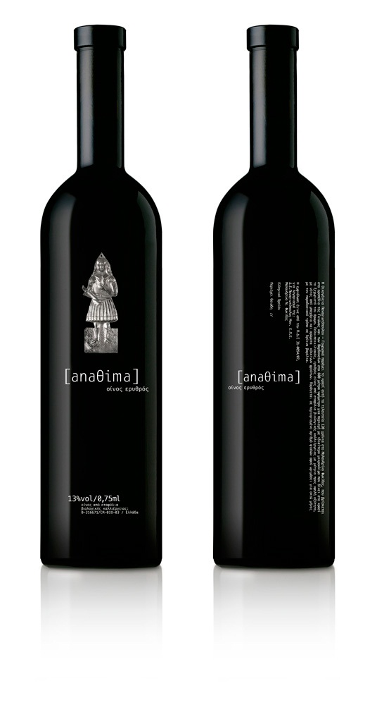 Archisearch - project title: anathima (red) / product category: alcoholic drinks / wine / client: panagiotopoulos estate / release date: 2011
