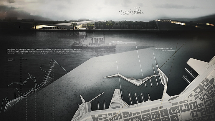 Archisearch ARCHITECTURAL COMPETITION FOR THE RESTORATION OF THE OLD PORT OF PATRAS / G. FRAGKAKIS & L. LYROU, P. CHONDROS