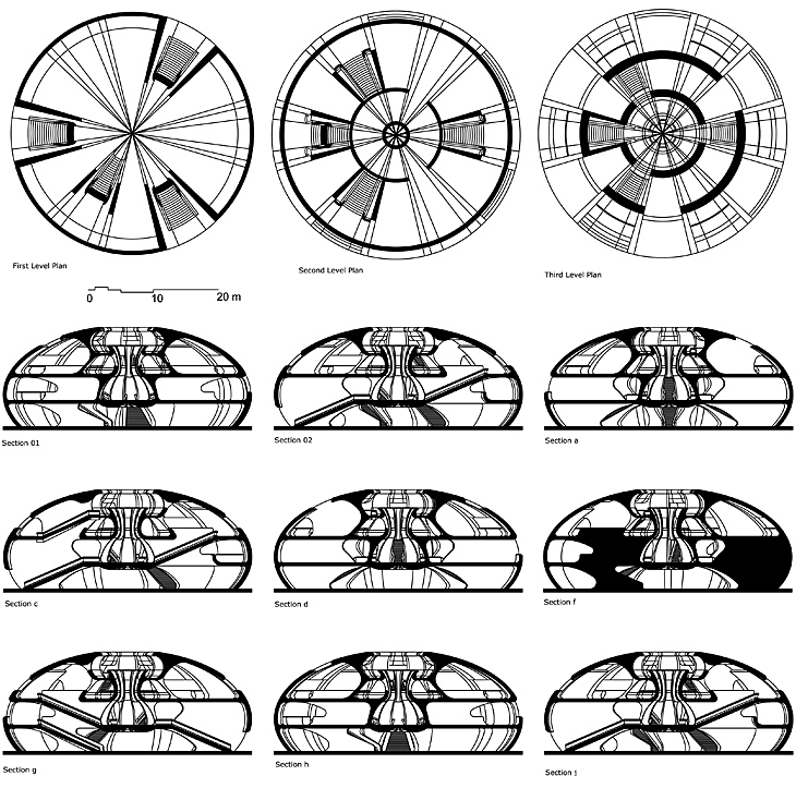 Archisearch - REV[au]LTHEQUE pavilion Drawings - Aristotheke Eutectonics