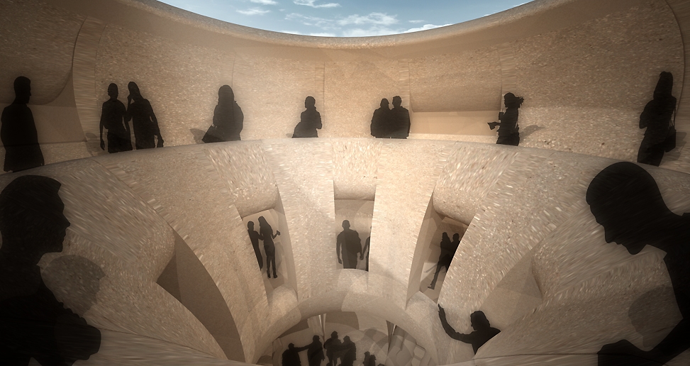 Archisearch - Oculus Panoramic REV[au]LTHEQUE pavilion - Aristotheke Eutectonics