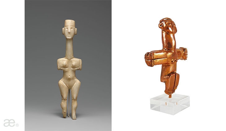 Archisearch - Ste[e]leteca by Aristotheke Eutectonics [Æ], Marble figures (3200–2800 Cycladic)