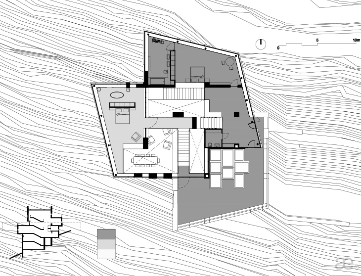 Archisearch - Tyrsethecal Residential Duplex, Aristotheke Eutectonics