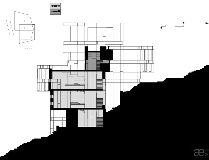 Archisearch - Tyrsethecal Residential Duplex, Aristotheke Eutectonics