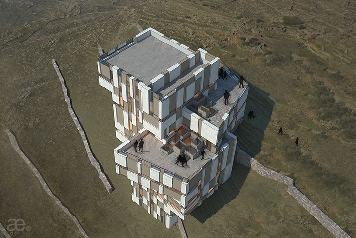 Archisearch - Tyrsethecal Residential Duplex, Aristotheke Eutectonics