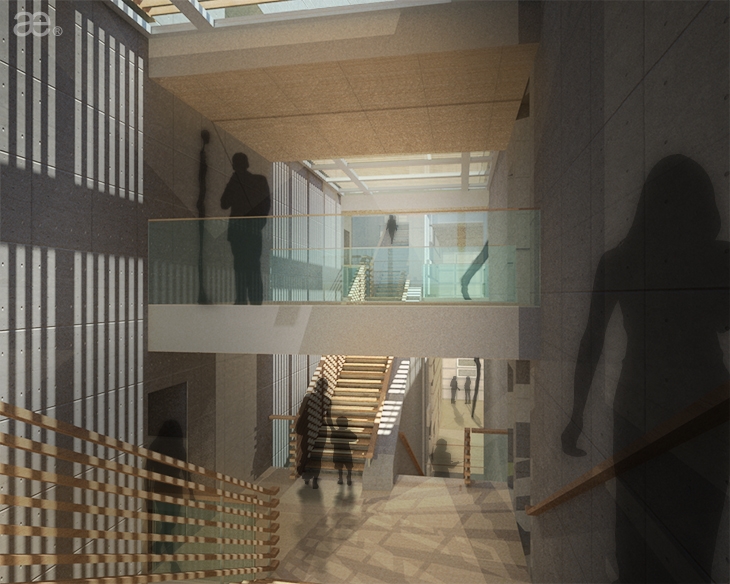 Archisearch - Spine, Interior Rendering, Vallusteca by Aristotheke Eutectonics