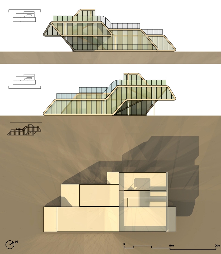 Archisearch - Aristotheke Eutectonics Cyclatheke Color Elevations