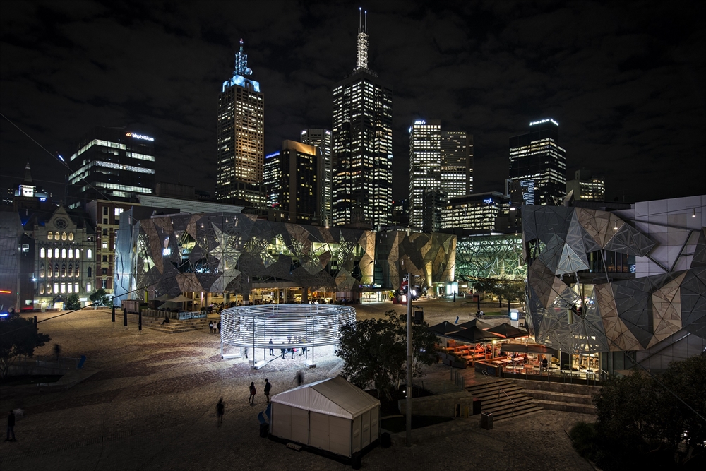 Archisearch RADIANT LINES BY ASIF KHAN FOR MELBOURNE'S FEDERATION SQUARE