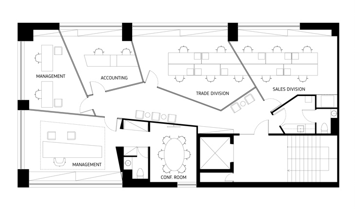 Archisearch - Astor Hellas / MALVI /  Floorplan 2nd Floor