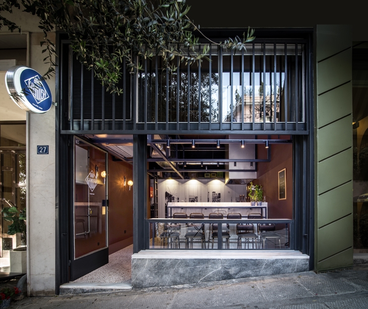 Archisearch - BABA GHANOUSH: A FALAFEL SHOP INDUCTED IN THE GROUND FLOOR OF A POLYKATOIKIA IN PAGKRATI BY PLAINI & KARAHALIOS ARCHITECTS