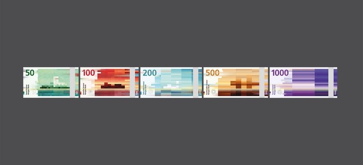 Archisearch - Snøhetta is Moving to Copenhagen Exhibition / Banknotes