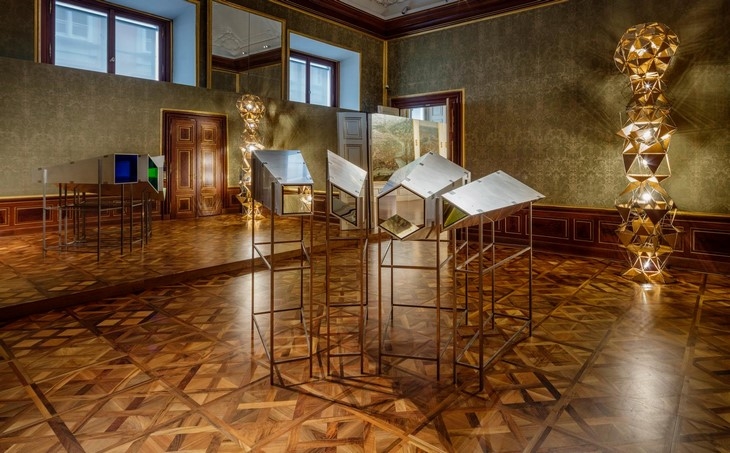 Archisearch - Installation view, 2015 / The Winter Palace of Prince Eugene of Savoy, Vienna 2015 / Photo: Anders Sune Berg