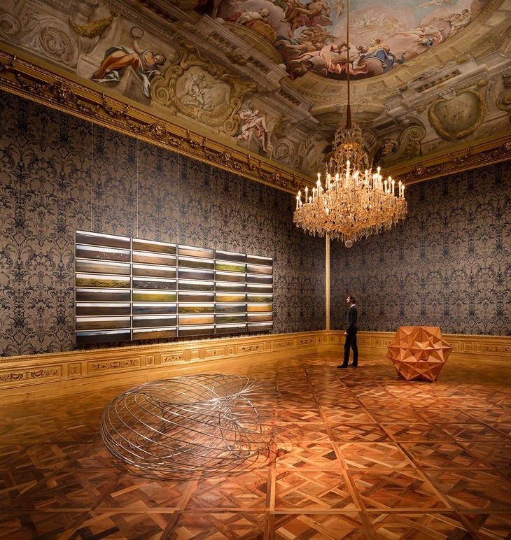 Archisearch - Installation view, 2015 / The Winter Palace of Prince Eugene of Savoy, Vienna 2015 / Photo: Anders Sune Berg