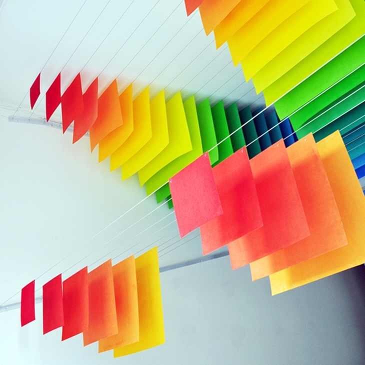 Archisearch - 180 CANVASES SITE SPECIFIC INSTALLATION DESIGNED BY MARCELLA CAMPA AND STEFANO AVESANI TO FILL THE SPACE OF ARROW FACTORY GALLERY IN JIAN CHANG HUTONG IN BEIJING